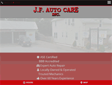 Tablet Screenshot of jfautocare.net